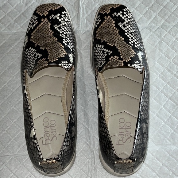 Franco Sarto Boston snake print slip on comfort women’s shoes Sz 8 - Picture 6 of 8
